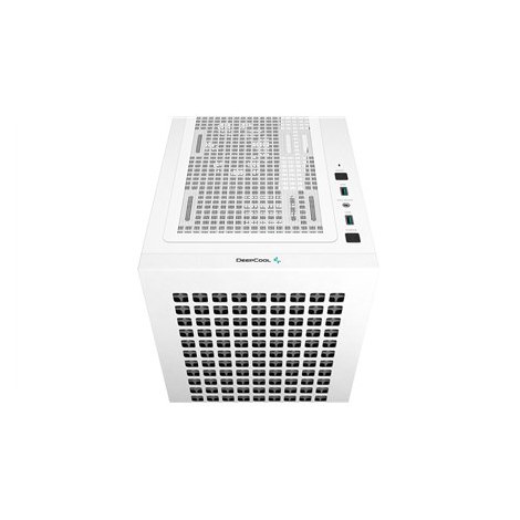 Deepcool | CH370 | Side window | White | Micro ATX | Power supply included No | ATX PS2 - 8